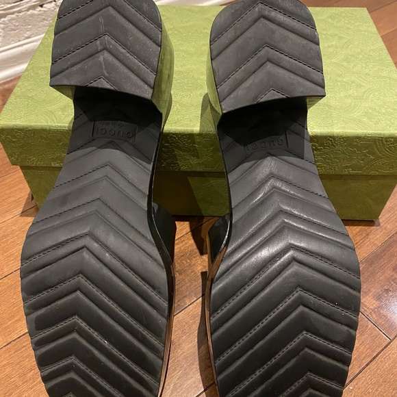 Gucci Rubber Platform Sandals Size 40 - Picture 2 of 6